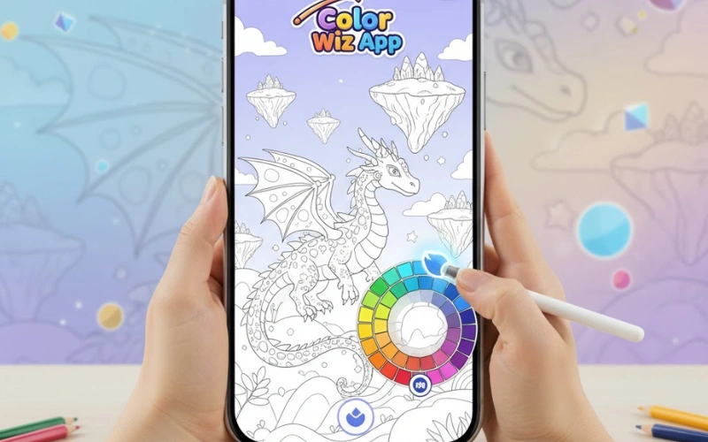 coloring games at Color wiz App featured image